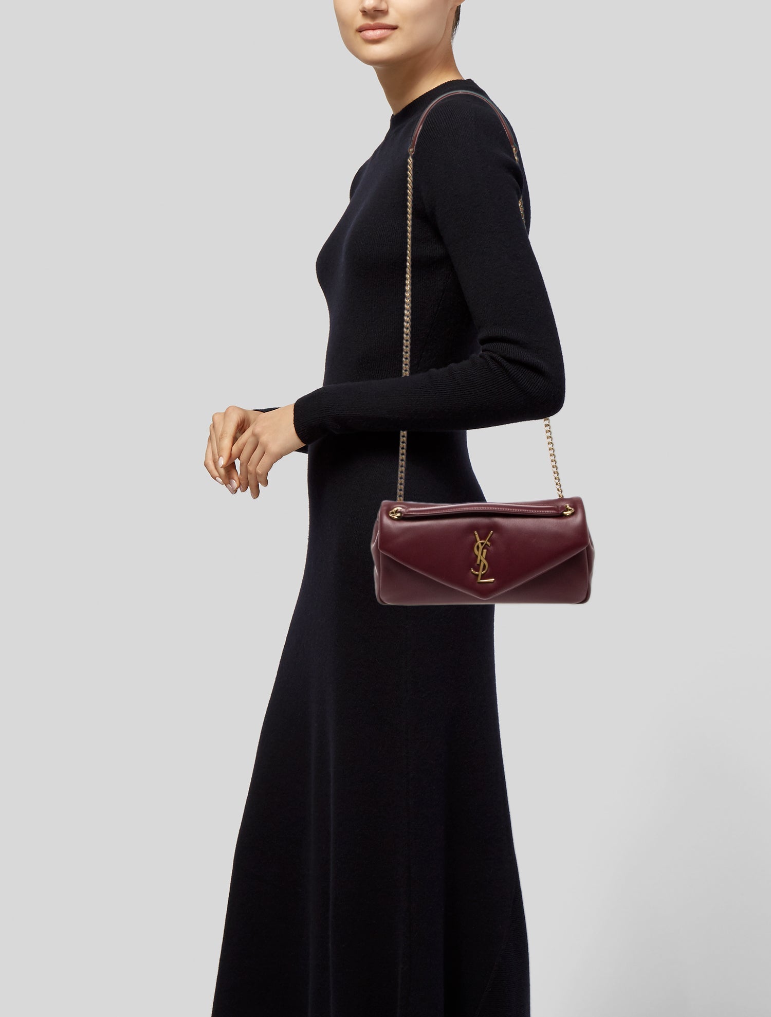 Saint Laurent Leather Calypso Small